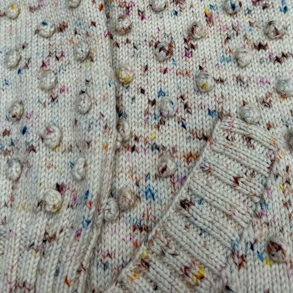 Misha & Puff Merino Wool Confetti Long Popcorn Sweater - Picture 8 of 13